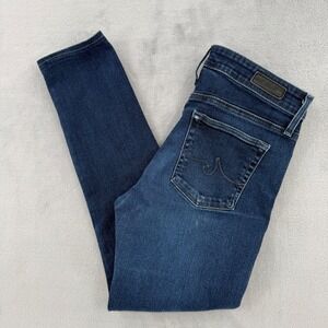 AG Adriano Goldschmied Stevie Ankle High Rise Slim Straight Jeans Size 28 R